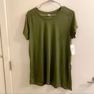 Green Mesh Tee